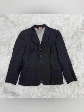Women’s Size 14S Grey Grand Prix Horseback Riding Show Coat. Good Condition.